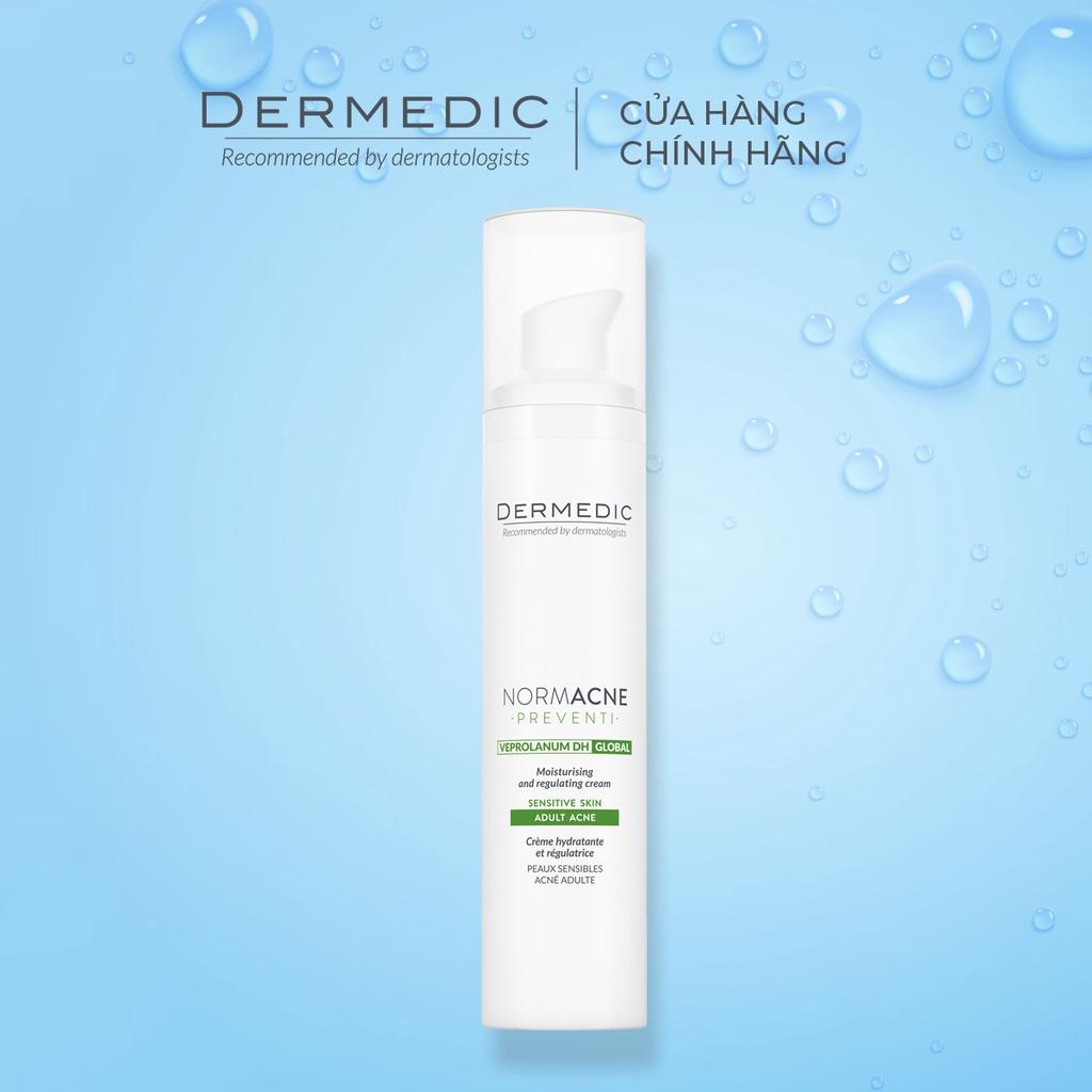 Kem dưỡng chống lão hóa cho da mụn ở người trưởng thành Dermedic Normacne Moisturizing And Regulating Cream 40ml