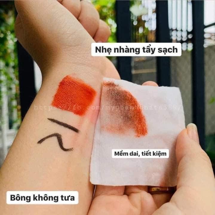 Bông Tẩy Trang 3 Lớp 222 Miếng Lameila Bông Trang Điểm 3 Lớp Cotton Pads siêu dày thấm hút cực tốt