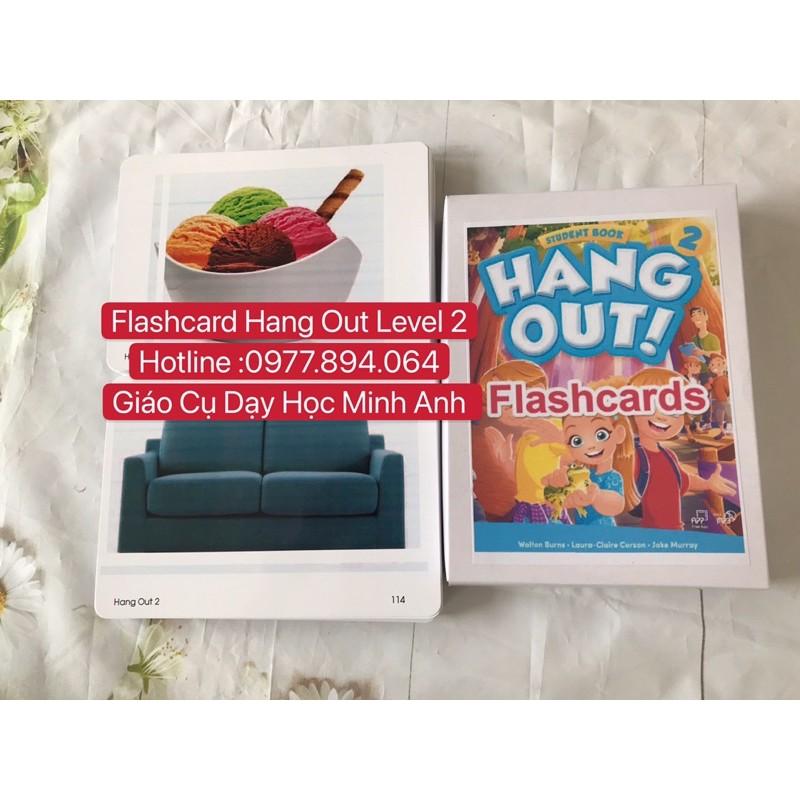 Fashcard Tiếng Anh Hang Out Level 2️ 144 thẻ siêu đẹp