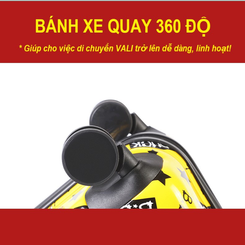 Vali QUẢNG CHÂU B.duck Hình Ngôi Sao. SIZE 20/24 INCH