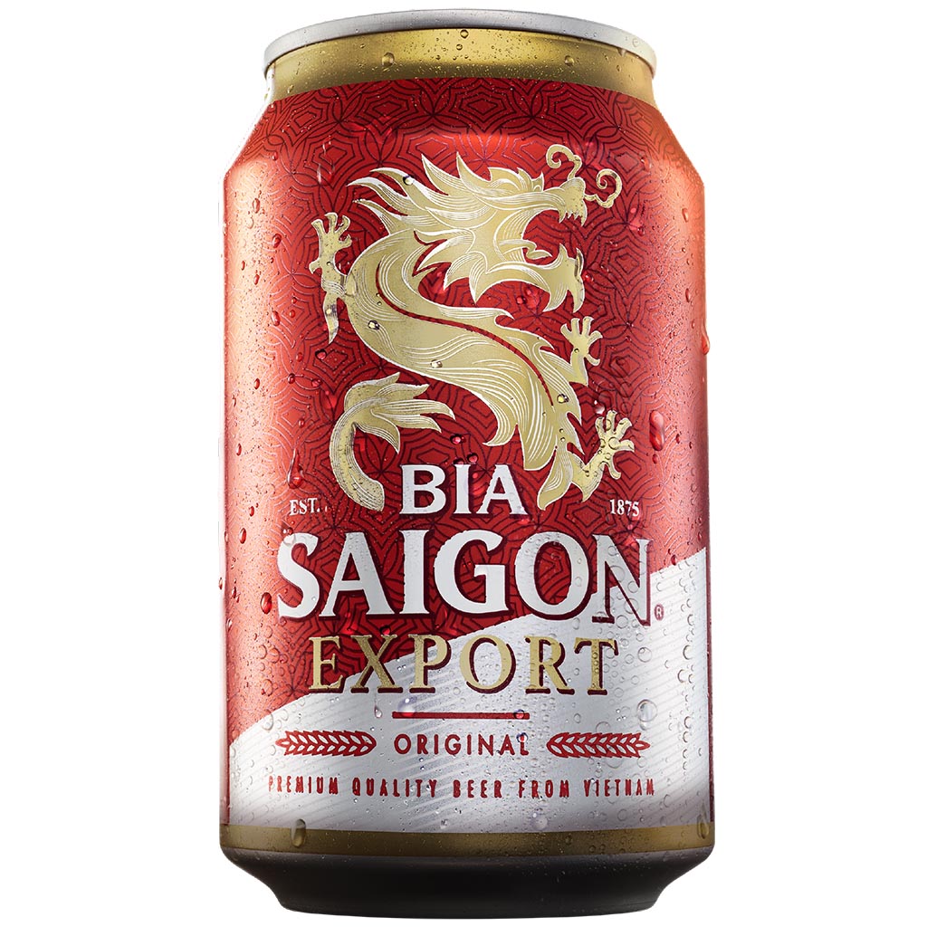 Thùng 24 Lon Bia Sài Gòn Export 330ml