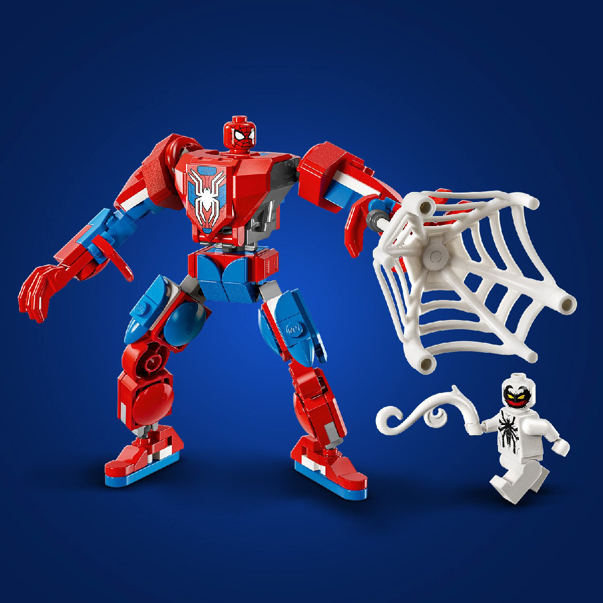 LEGO SUPERHEROES 76308 Đồ Chơi Lắp Ráp Robot Người Nhện Đại Chiến Antin-Venom (107 chi tiết)