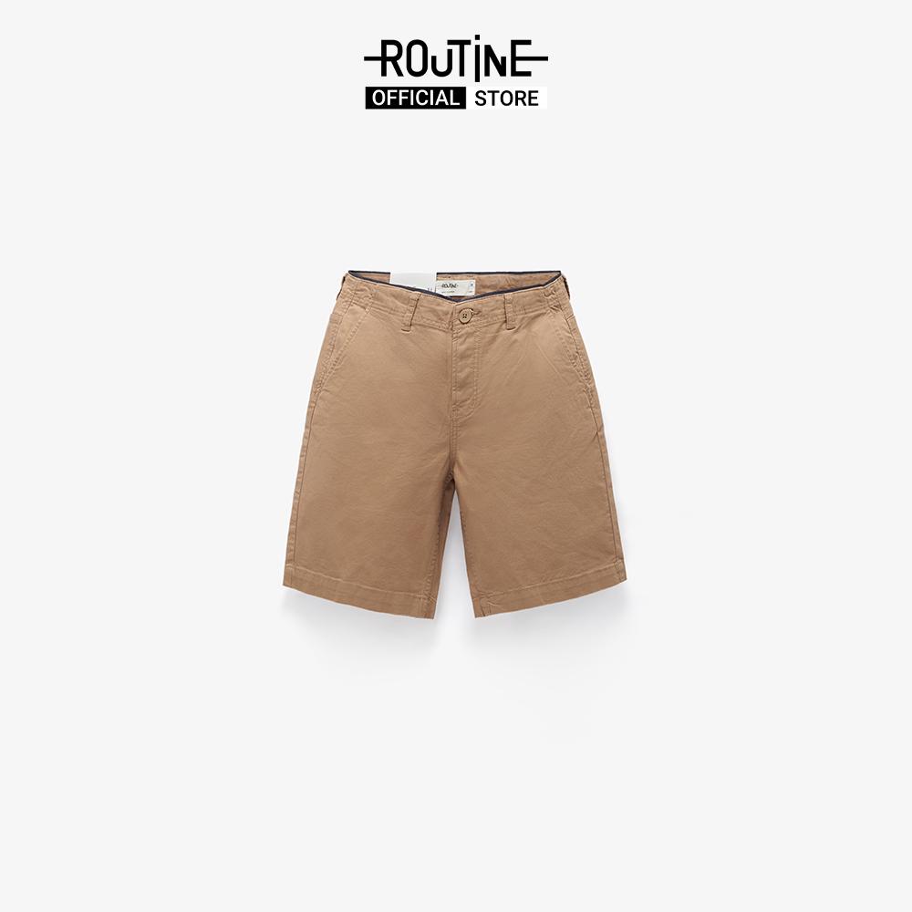 Quần Short Jean Nam Trơn Form Loose  Routine 10S22DPS002