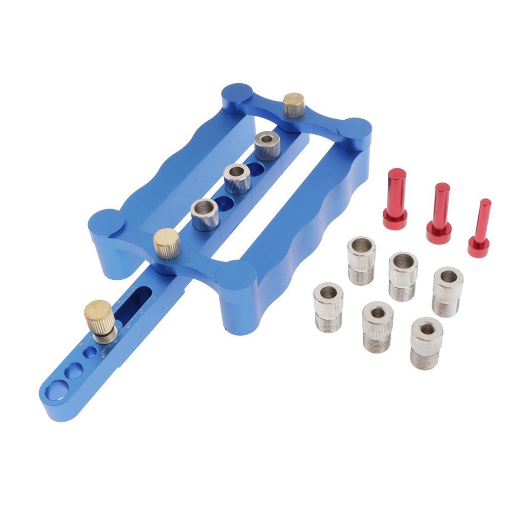 Drill Guide Dowel Straight Hole Woodworking Positioner 10pcs