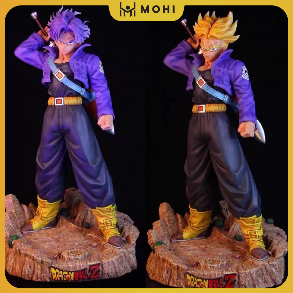 Mô Hình Trunks 2 đầu thay thế - Siêu to khổng lồ - Cao 48cm - Nặng 2.9 Kg - DragonBall - Hộp Carton