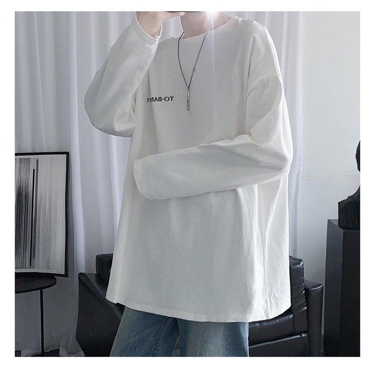 Áo thun dài tay - Áo longsleeve chất cotton in chữ TO-BANYI mặc thoáng, thấm hút mồ hôi dễ phối đồ