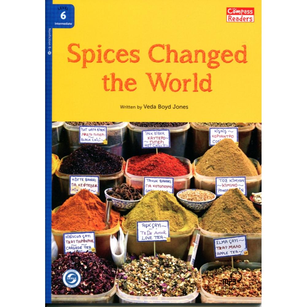 [Compass Reading Level 6-10] Spices Changed the World - Leveled Reader with Downloadable Audio Free - Sách chuẩn nhập khẩu từ NXB Compass