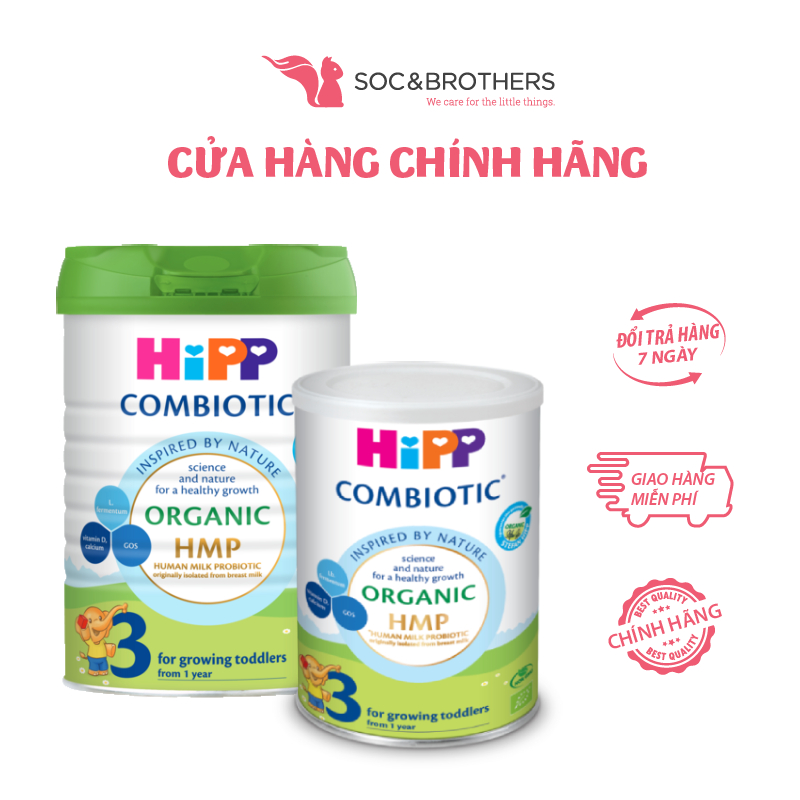 Sữa bột công thức HiPP 3 Organic Combiotic (tử 1 tuổi trở lên)