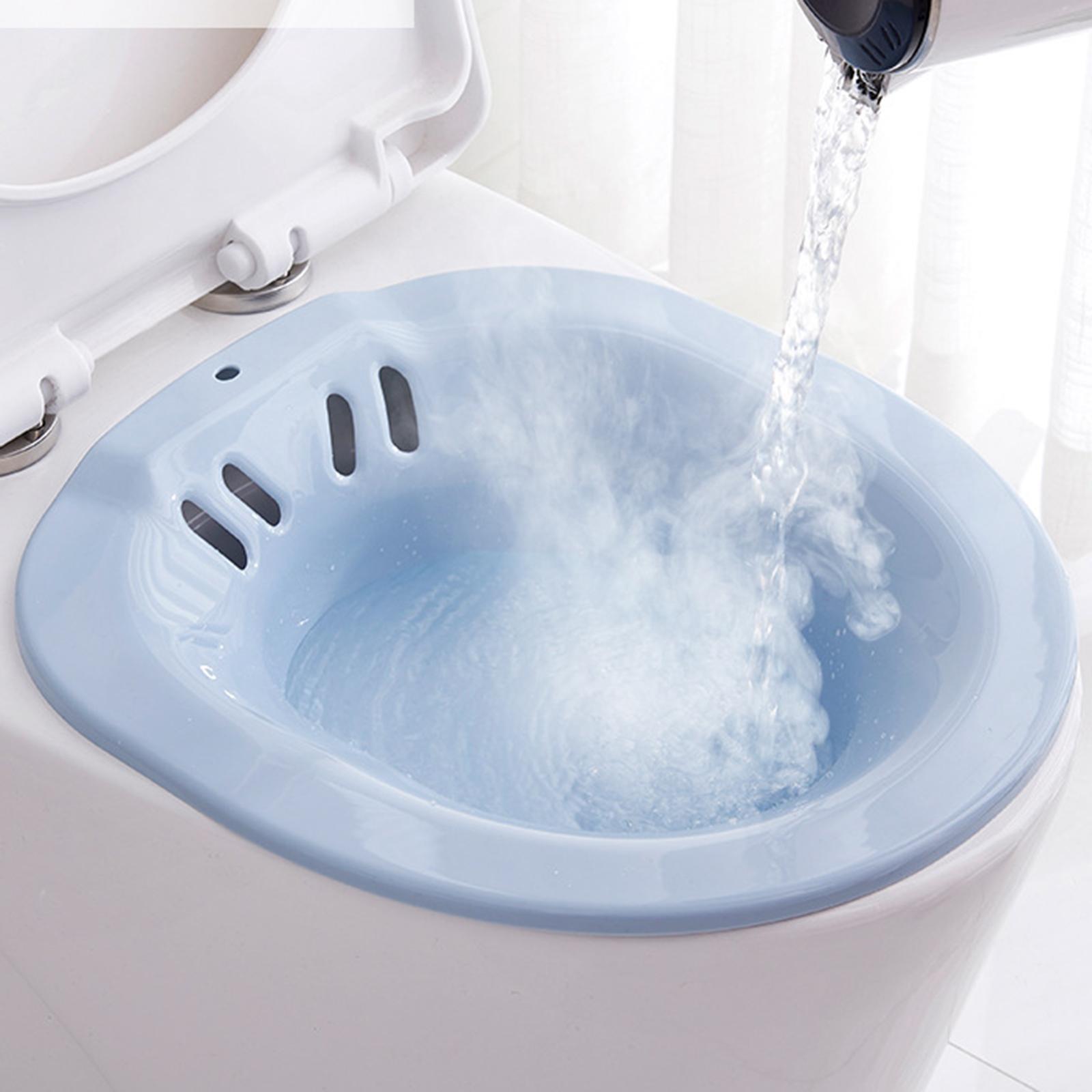 Toilet Bidet Steam Seat Bidet Basin Drain Holes for Women Home Use Travel