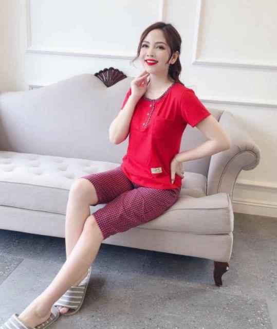 4 màu đồ bộ mặc nhà, đủ ngủ clover ảnh thật