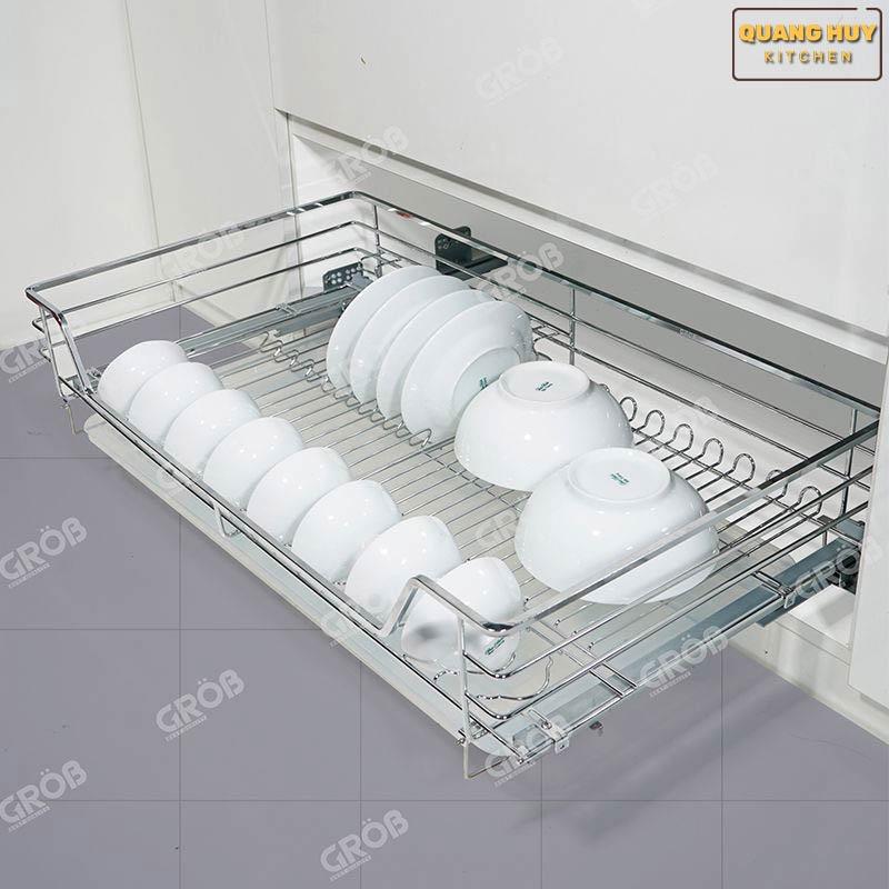 Giá úp bát tủ dưới inox 201