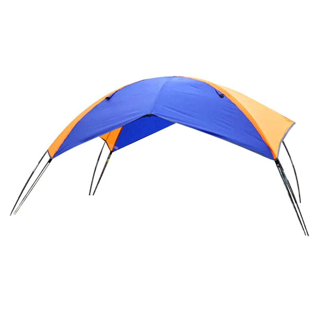 2-person Boat Sun Shade Shelter Kit Sailboat Awning Top Cover Fishing Tent