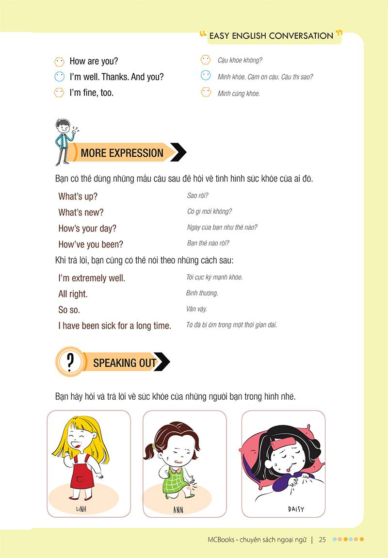 Sách Giao Tiếp Tiếng Anh Thật Dễ Dàng - Easy English Conversation (Tái Bản 2020)