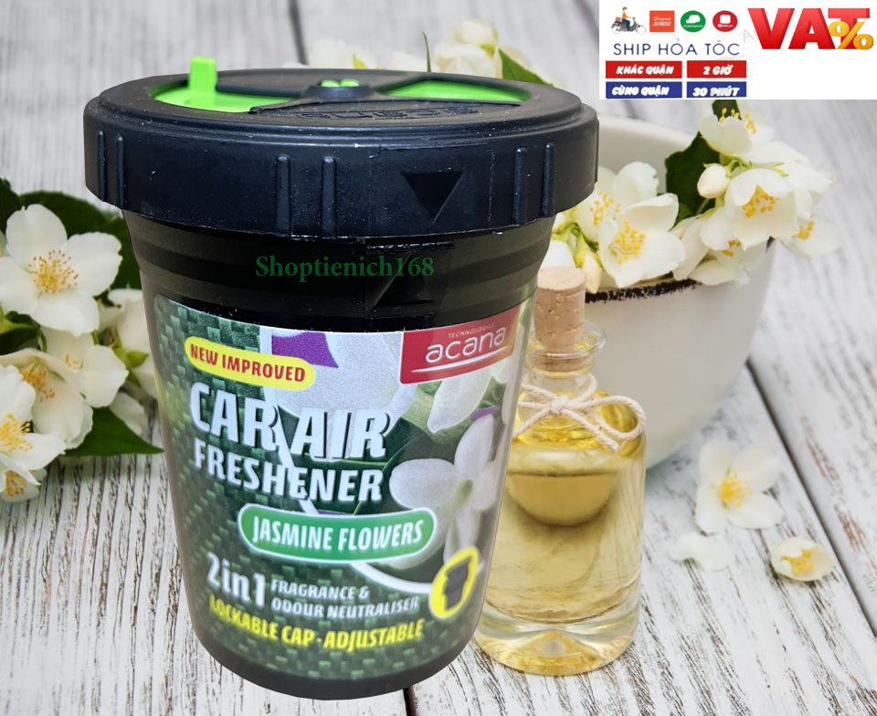 Sáp thơm ôtô Acana Chông say xe Hương Dứa Hương caffe