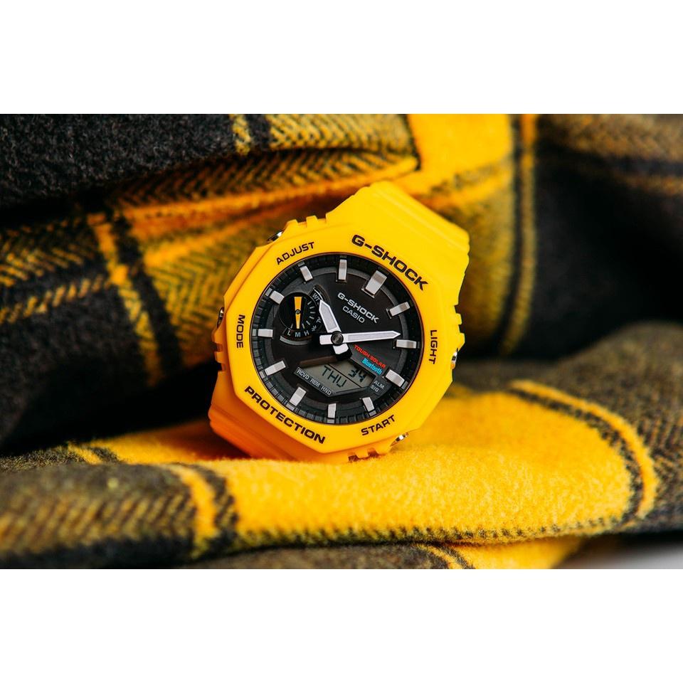 Đồng Hồ Nam Dây Nhựa Casio G-Shock GA-B2100C-9ADR Chính Hãng - Pin Năng Lượng Mặt Trời - GA-B2100C-9A Bluetooth