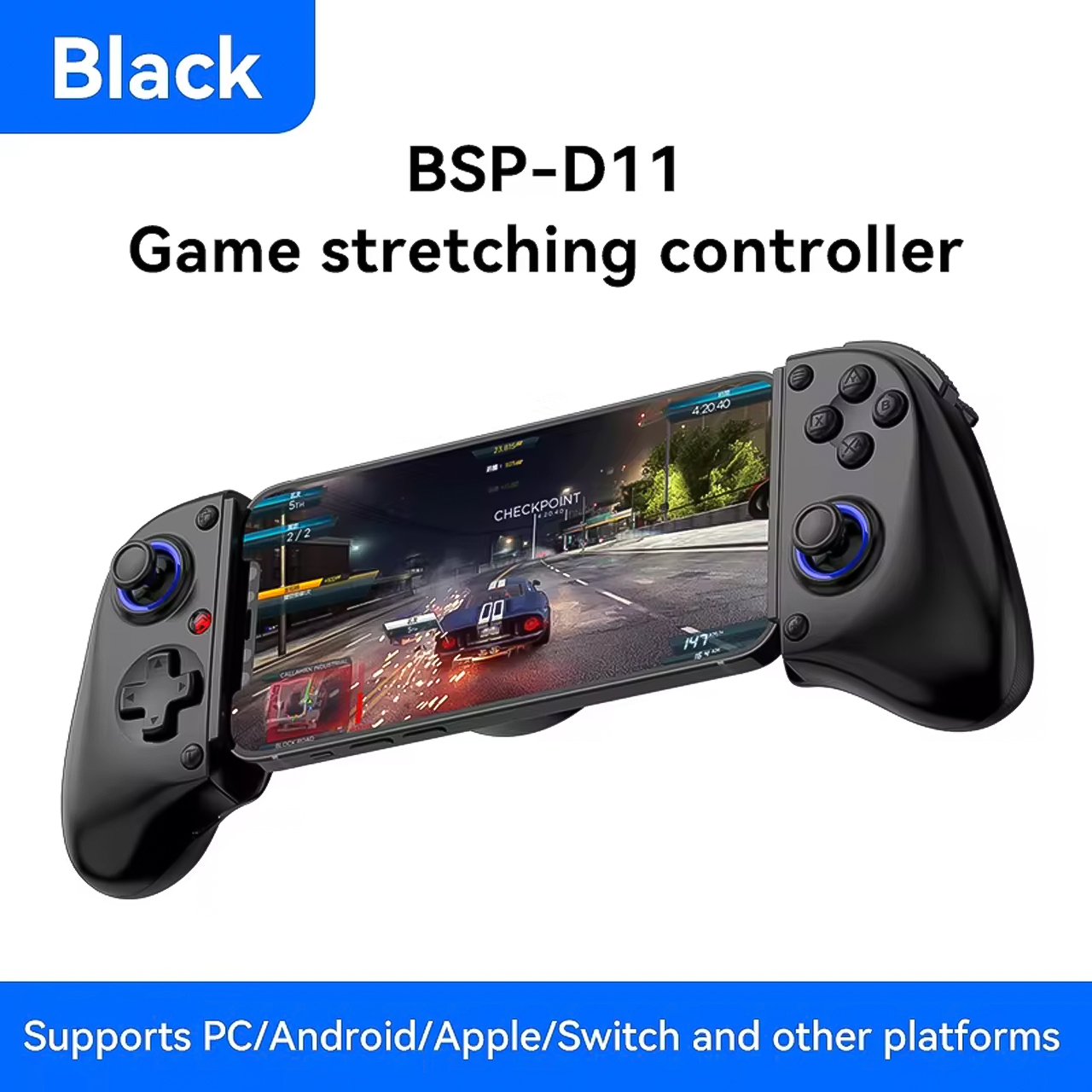 Tay Cầm Chơi Game Vinetteam BSP-D11 / D11S Hỗ Trợ Đa Nền Tảng Điện Thoại ANDROID / IOS / PC / Switch / Máy tính bảng - hàng chính hãng