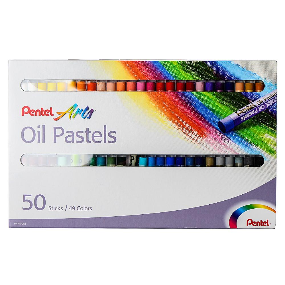 Sáp dầu Pentel 50 màu, Oil Pastels, Sáp màu