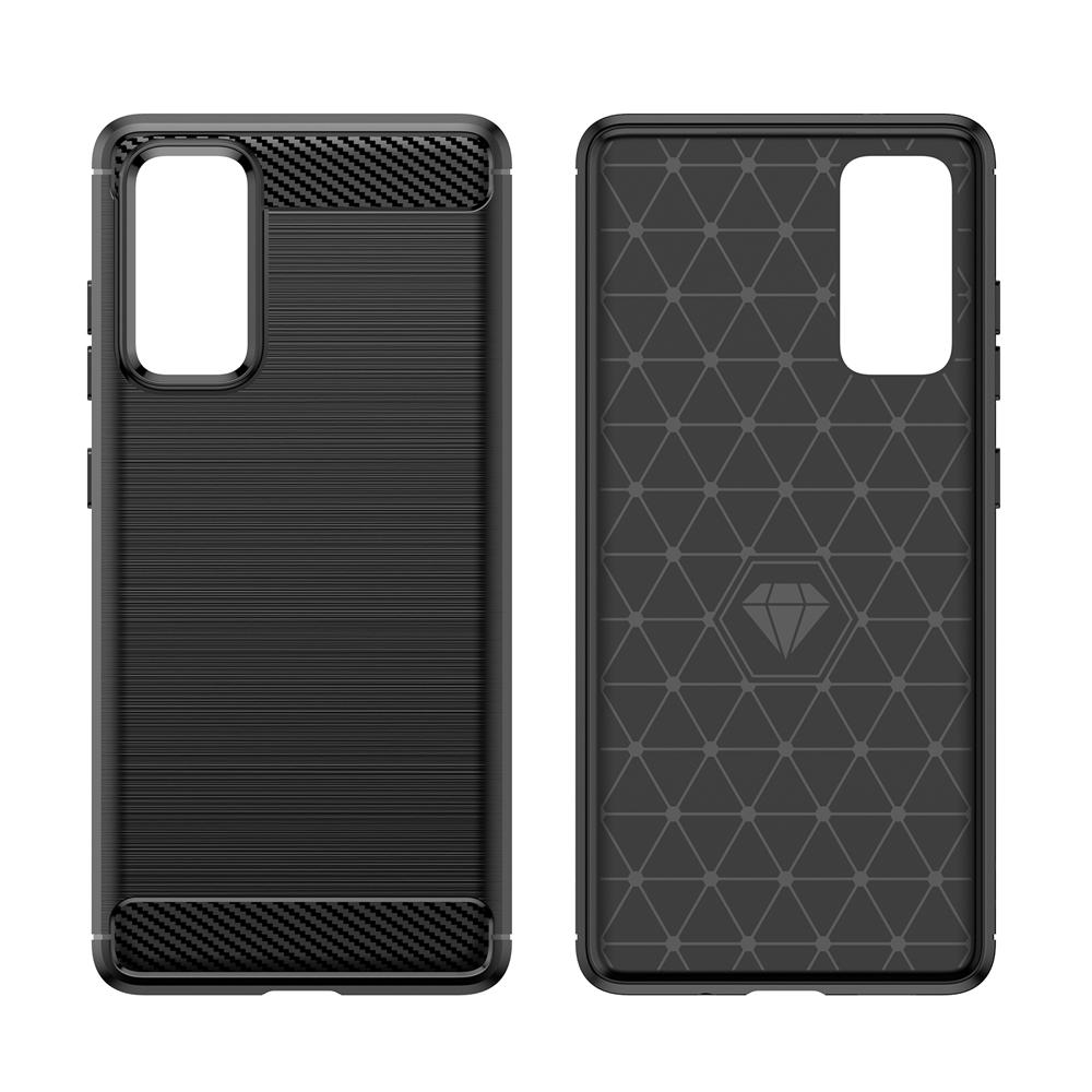 Ốp lưng dành cho Samsung S20 FE ốp silicone mềm Carbone phay xước chống sốc chống vân tay