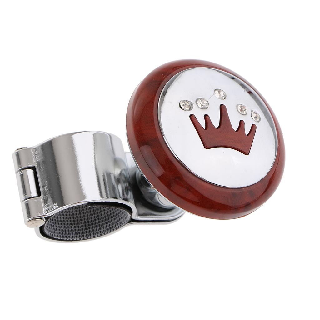 2X Car Steering Wheel  Knob Aid Power Assister  Universal Plating