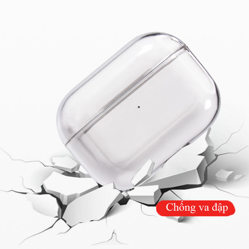 Bao Ốp Case Dành Cho Apple Airpods Pro Chất Liệu PC Trong Suốt