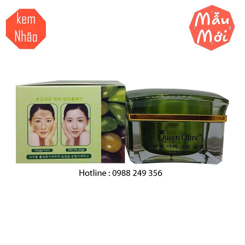 KEM DƯỠNG TRẮNG DA QUEEN OLIVE 20G - Kem Nhão