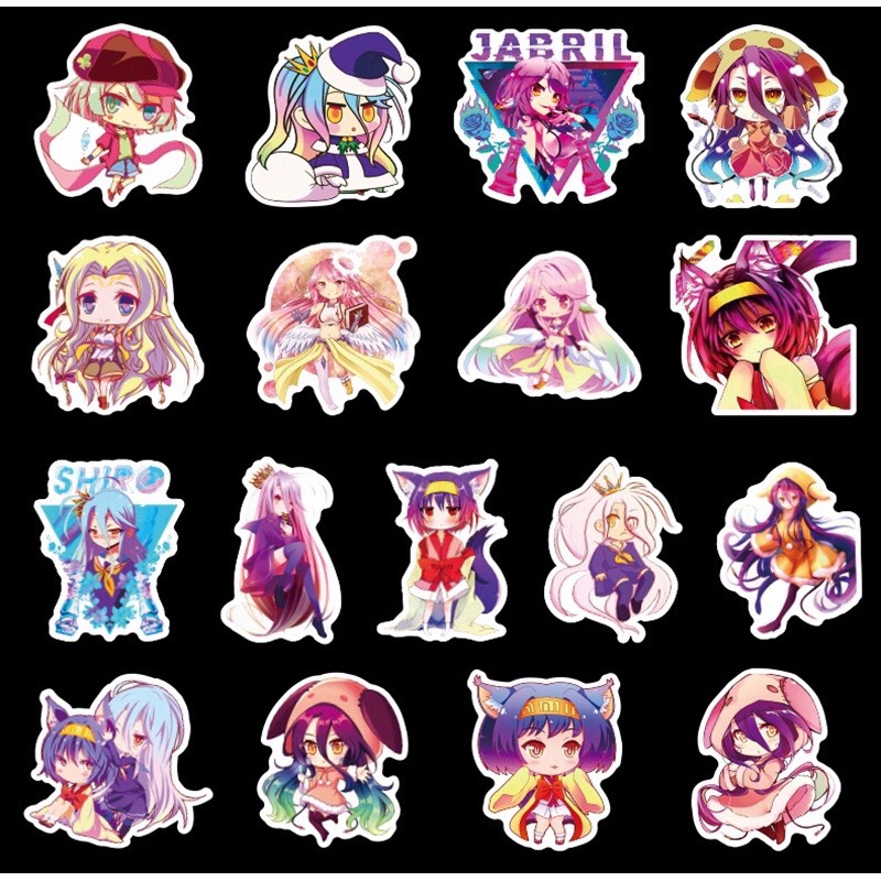 Set 30 Sticker No Game, No Life