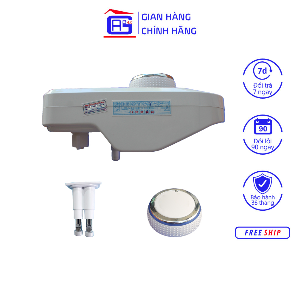 Thiết Bị Vệ Sinh Hyundae Bidet GDB-602 Hai Vòi Vệ Sinh Thông Minh  Nút Xoay Điều Khiển Nước Mát