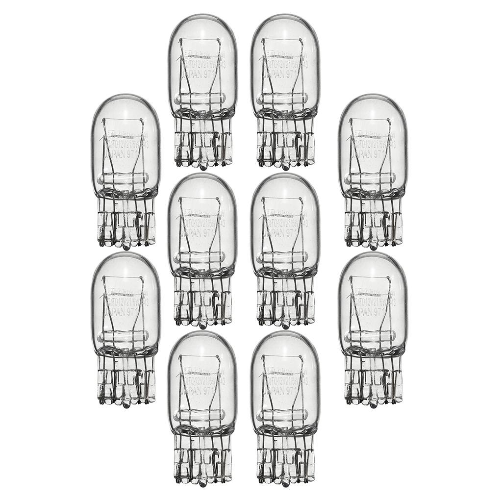 10x T20 7443 W21/5W Car Dual Filament Turn Signal Brake Light Amber Yellow