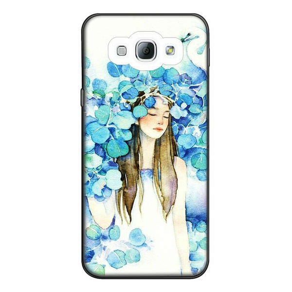 Ốp Lưng Dành Cho Điện Thoại Samsung Galaxy A8 - Cô Gái Lá Xanh