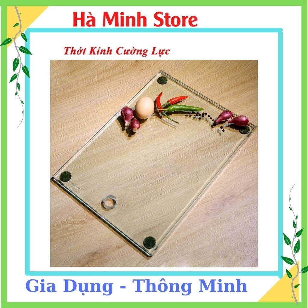 Thớt Kính Cường Lực Công Nghệ Nhật Bản Dày 12mm Siêu Bền, Thớt Cường Lực Sala Kháng Khuẩn