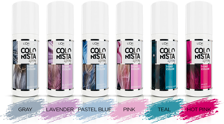 Xịt Nhuộm Tóc Tạm Thời Colorista L'Oréal Paris