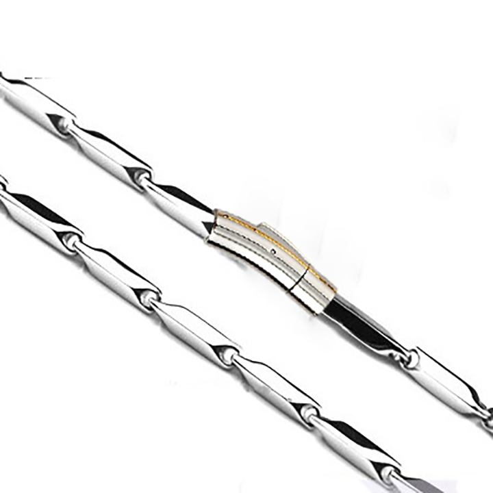 Dây chuyền nam inox hỏa tiễn trơn khóa gài vip sáng đẹp, không đen, nhiều size dễ chọn