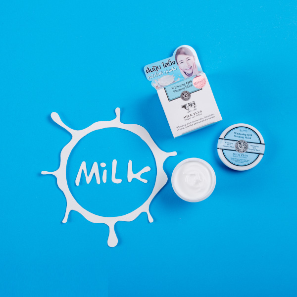 Mặt nạ ngủ dưỡng trắng và trẻ hóa da Whitening Q10 Scentio Milk Plus 4.5g