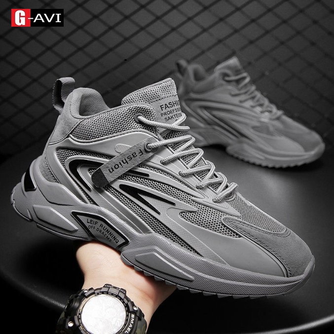 Giày Sneaker Tăng Chiều Cao Phong Cách Mạnh Mẽ Nam Tính Siêu Đẹp AVI -350