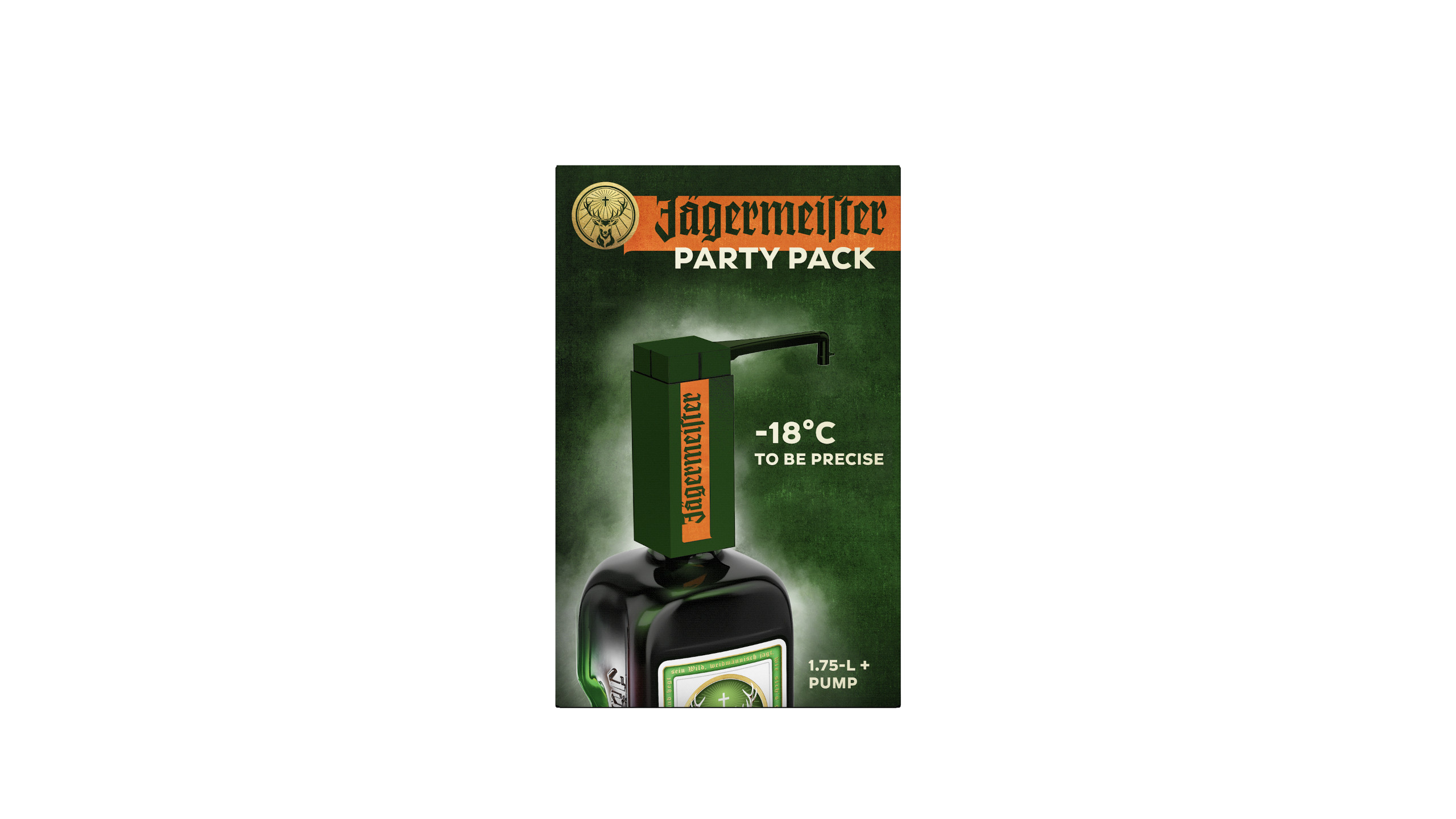 [BEST DEAL] Rượu mùi Jagermeister 35% 1750ml - tặng kèm HANDPUMP