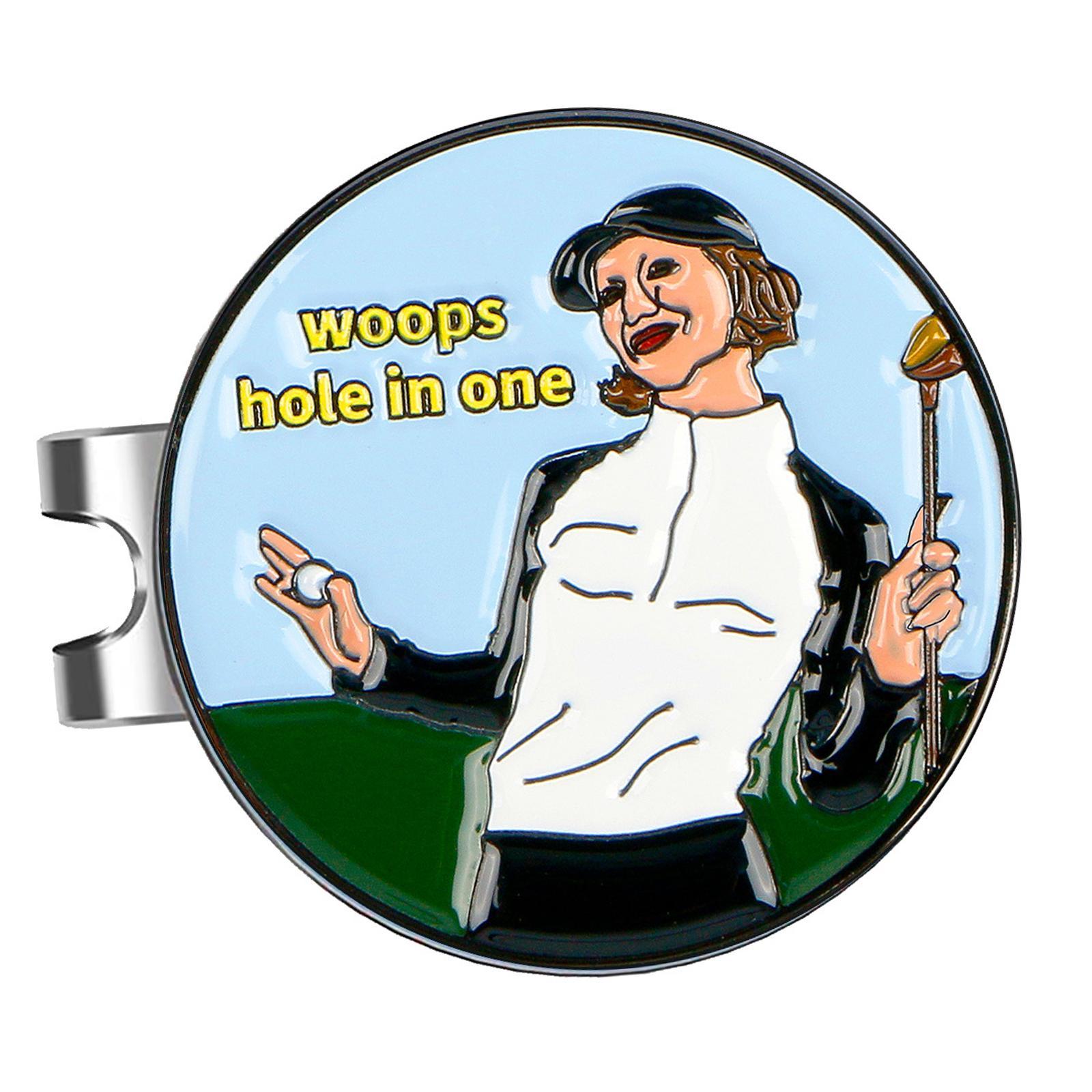 Golf Ball Marker Hat Clip 25mm Golf Ball Mark Tool Golf Hat Style A