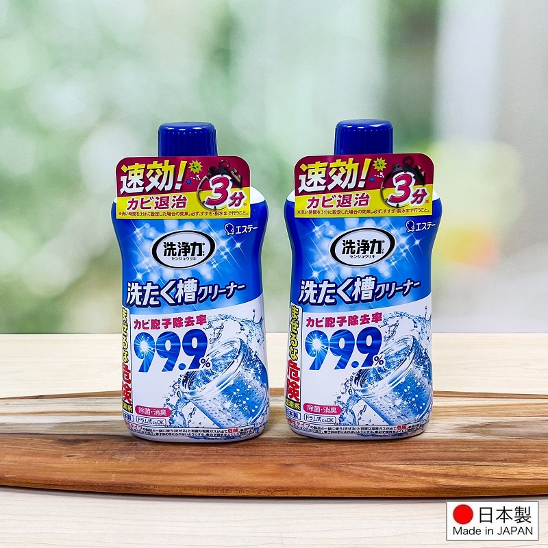 Combo 02 Chai tẩy rửa, vệ sinh lồng máy giặt Nhật Bản Ultra Powers 550g