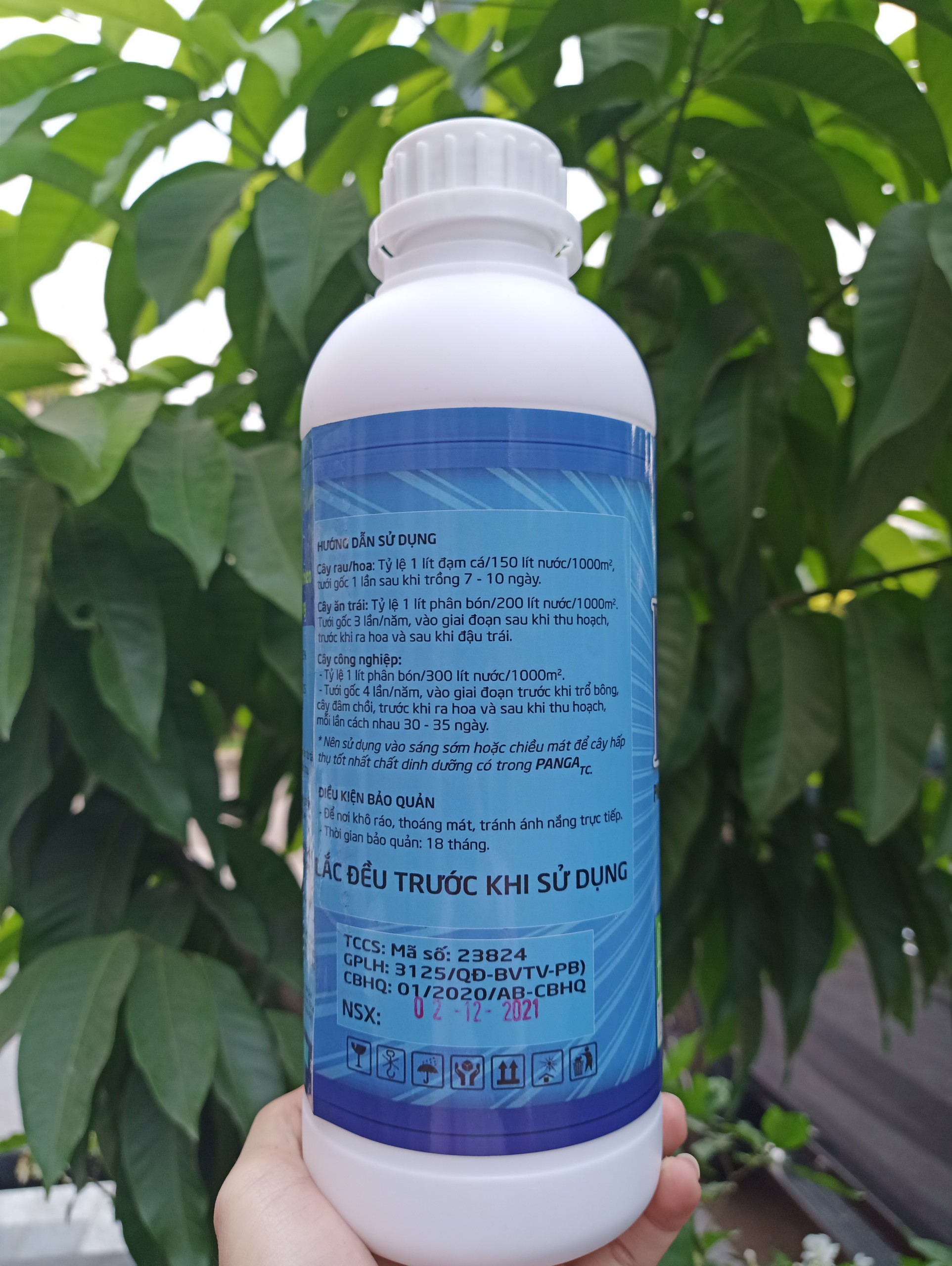 Combo 2 lít đạm cá dùng cho rau màu, hoa kiểng, cây cảnh, cây ăn trái