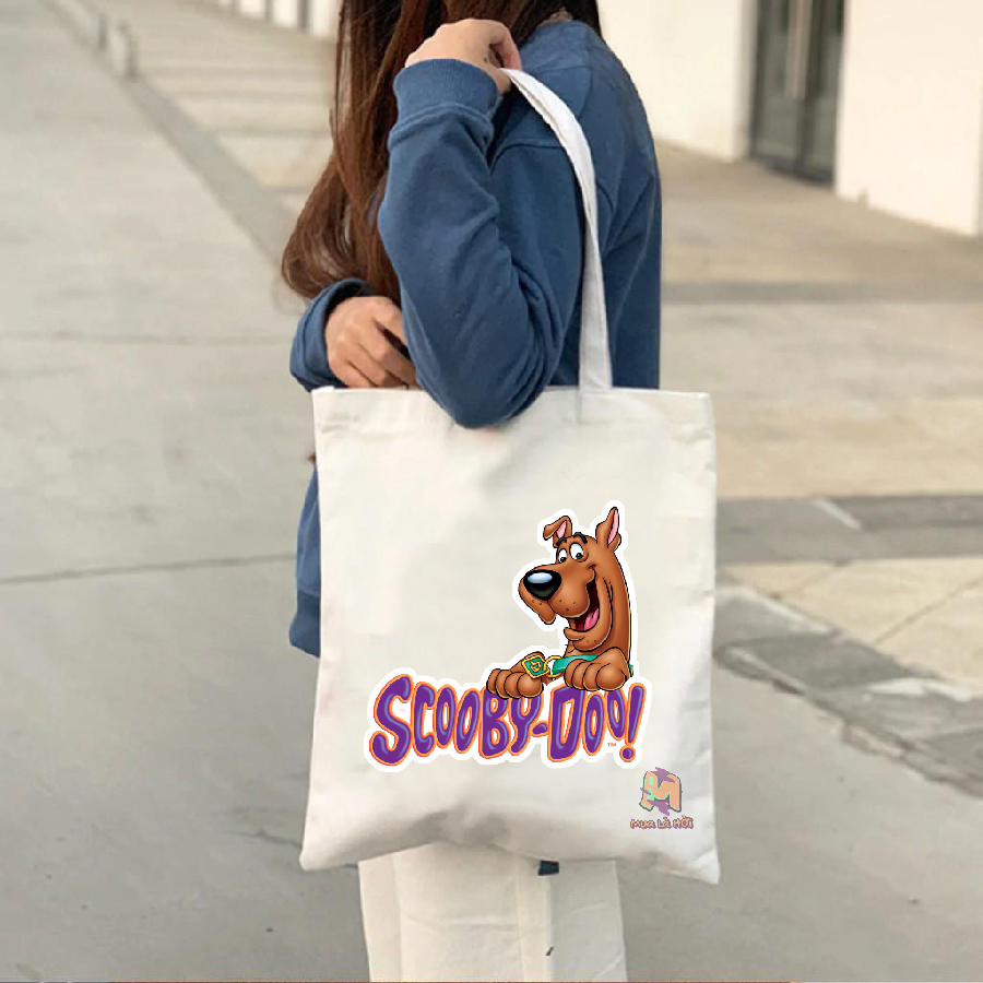 Túi Tote in hình chủ đề Scooby-doo