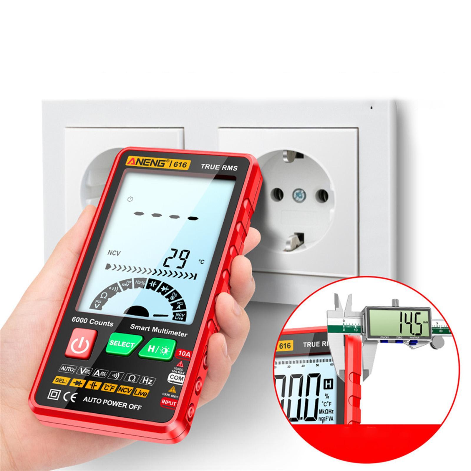 Handheld Digital Tester Automatic Shutdown Transistor DC AC Voltmeter