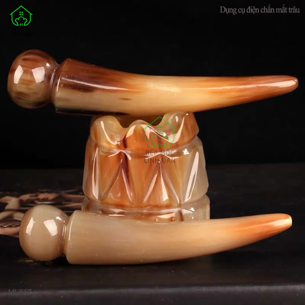Dụng Cụ Điện Chẩn Bằng Sừng - Day Ấn Huyệt/ Gan/ Mật Đả Thông Kinh Mạch [ML817