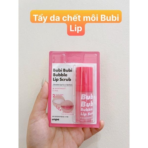 Tẩy da chết môi sủi bọt Gecomo Bubble Moisten Lip Scrub Cream