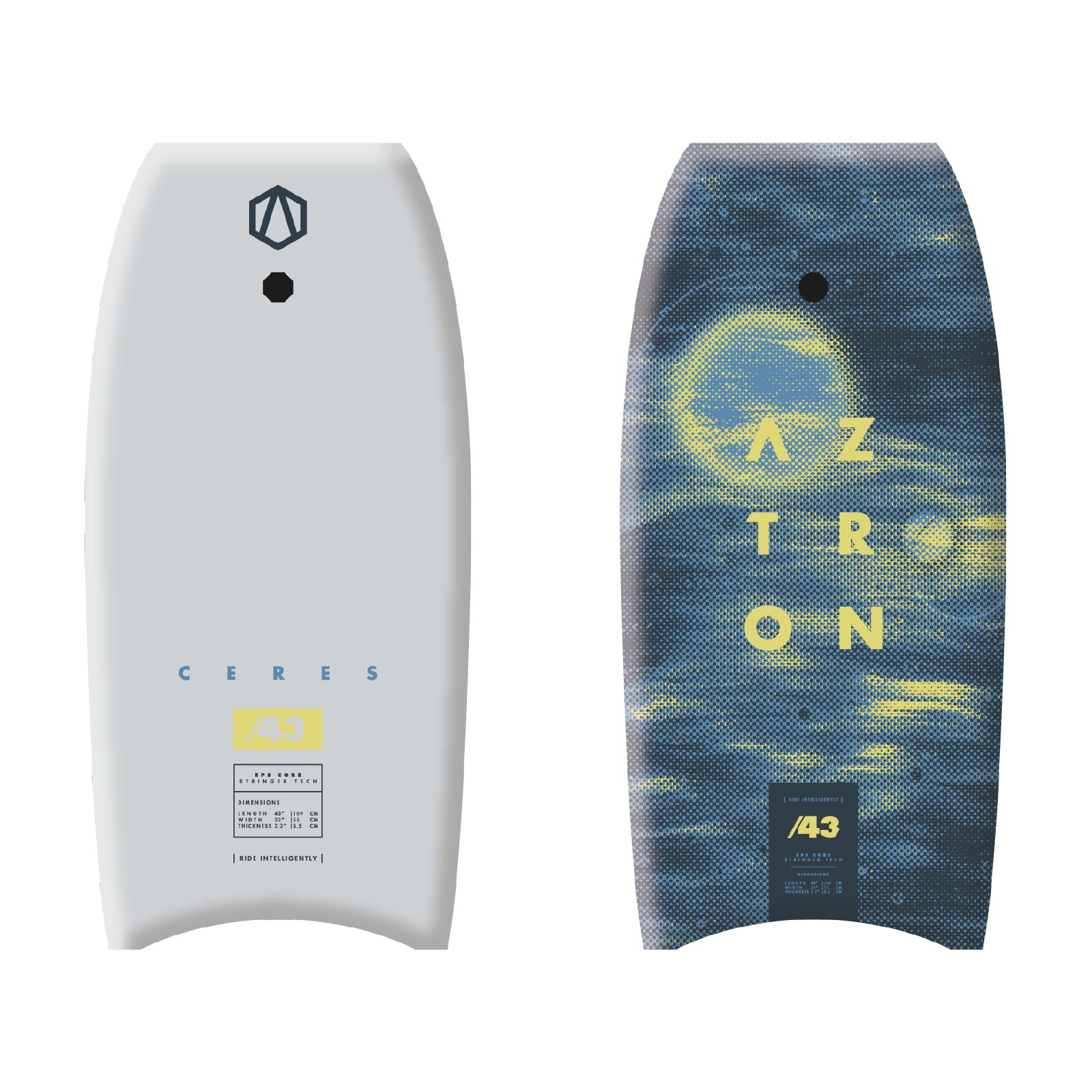 Ván ôm lướt sóng Aztron CERES Bodyboard 43 AB-111