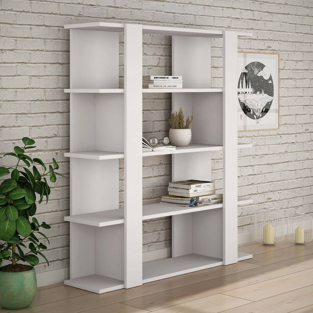Giá sách bằng gỗ cho phòng khách SMLIFE Beecroft