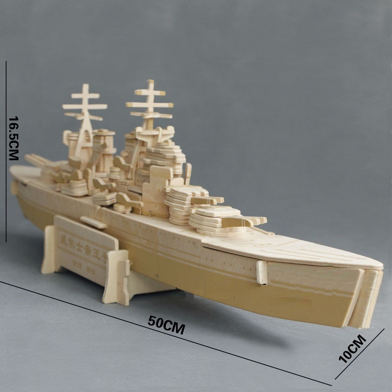 Đồ chơi lắp ráp gỗ 3D Mô hình CHIẾN HẠM HMS PRINCE OF WALES