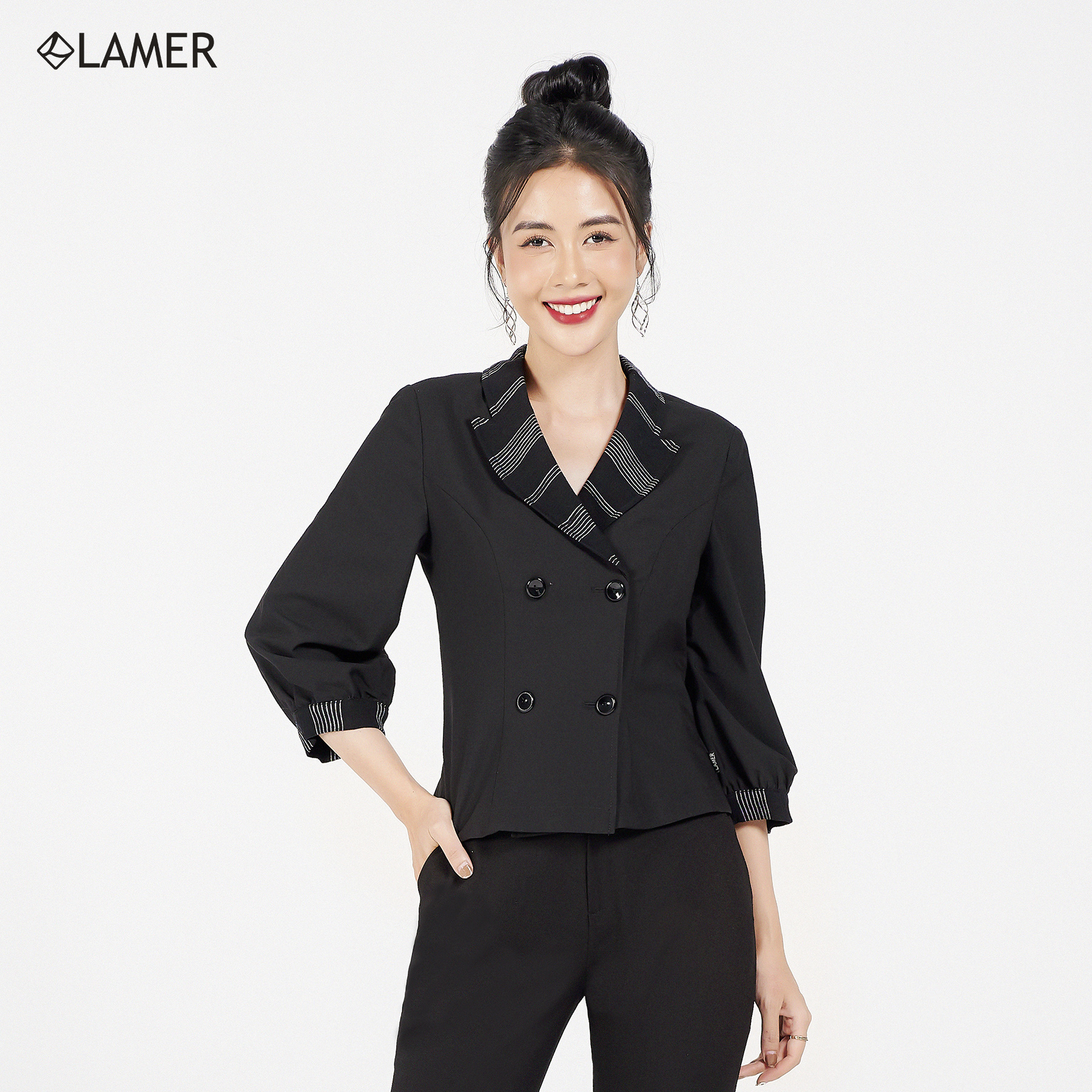 Áo vest tay nhún GBQ018 LAMER L65D20Q003