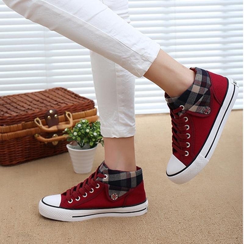 Women Casual Sport Breathable Canvas Shoes