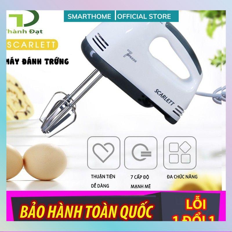 Máy Đánh Trứng Cầm Tay 7 Tốc Độ Công Suất 180W - Lỗi 1 Đổi 1