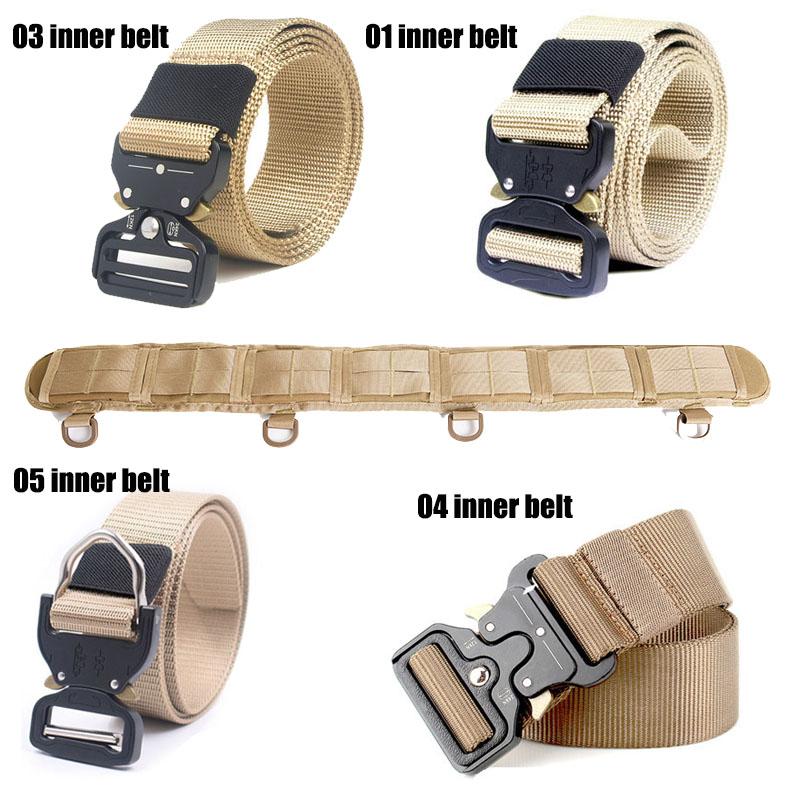 Chiến Thuật Quân Đội Có Đai Điều Chỉnh Công Việc Ngoài Trời Nam Molle Trận Đai Quân Đội Chiến Đấu CS Airsoft Săn Bắn Bóng Sơn Lót Thon Eo