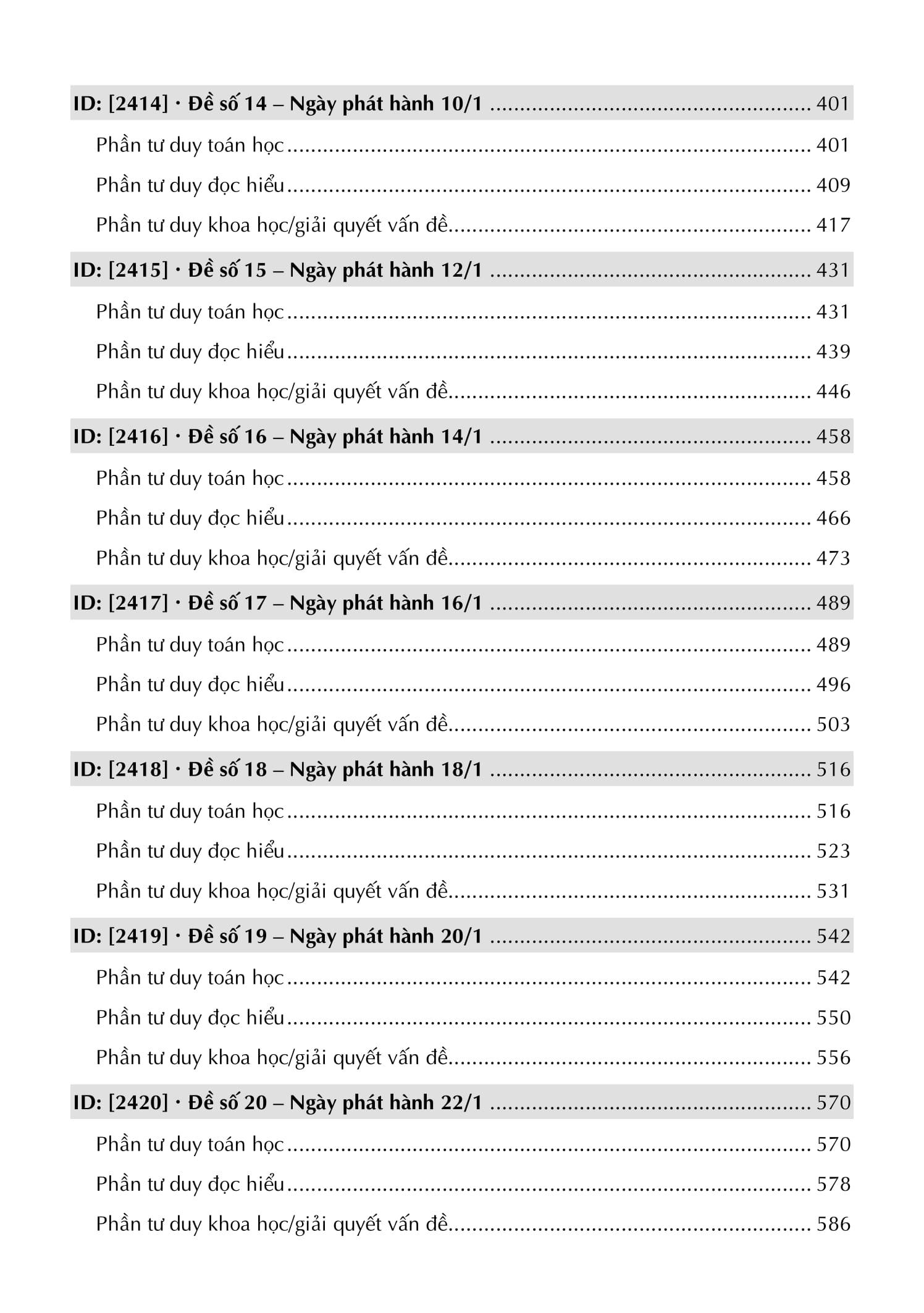 Sách - 20 Đề Luyện Thi Đánh Giá Tư Duy Theo Cấu Trúc Đề Của Đại Học Bách Khoa Hà Nội - TSA
